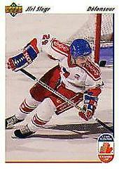 Jiri Slegr Hockey Cards 1991 Upper Deck French Prices