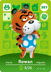 Rowan #387 [Animal Crossing Series 4] Amiibo Cards Prices