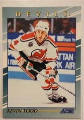 Kevin Todd #19 Hockey Cards 1992 Score Young Superstars Prices