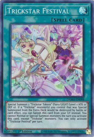 Trickstar Festival [1st Edition] DAMA-EN098 YuGiOh Dawn of Majesty