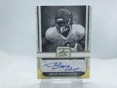 Brian Robinson Jr. [Gold] Football Cards 2022 Leaf Ultimate Draft Autographs Prices