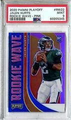 Jalen Hurts [Pink] Football Cards 2020 Panini Playoff Rookie Wave Prices