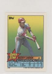 Barry Larkin, Sutcliffe, Mullinks Baseball Cards 1989 Topps Stickercard Prices