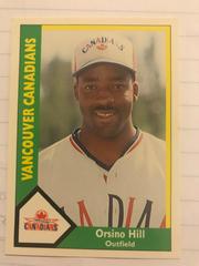 Orsino Hill Baseball Cards 1990 CMC Vancouver Canadians Prices