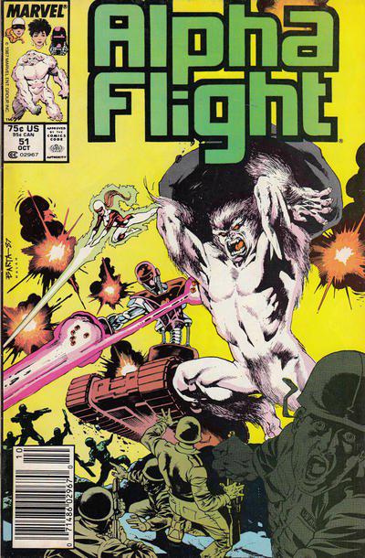 Alpha Flight [Newsstand] #51 (1987) Prices | Alpha Flight Series