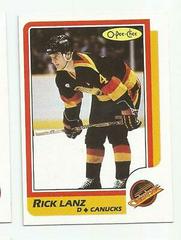 Rick Lanz #179 Hockey Cards 1986 O-Pee-Chee Prices
