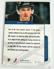 Backside | Jaromir Jagr [Foil] Hockey Cards 2003 ITG Toronto Star