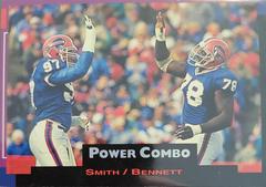 Bruce Smith / Cornelius Bennett Football Cards 1993 Pro Set Power Combos Prices