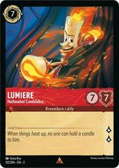 Lumiere - Hotheaded Candelabra [Foil] #112 Lorcana Rise of the Floodborn Prices