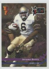 Jerome Bettis [Gold] Football Cards 1993 Wild Card Stat Smashers Prices