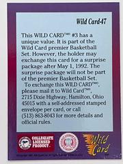 Back | Surprise Card #3 Basketball Cards 1991 Wild Card