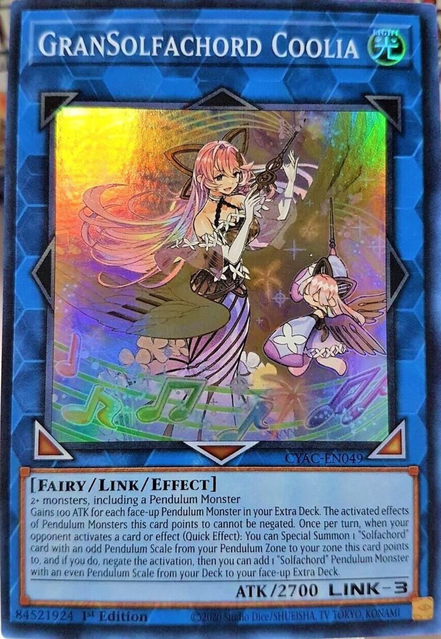 GranSolfachord Coolia CYAC-EN049 YuGiOh Cyberstorm Access