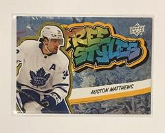 Auston Matthews [Gold] Hockey Cards 2022 Upper Deck Freestyles Prices