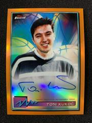 Toni Kukoc [Orange Refractor] Basketball Cards 2021 Topps Finest Autographs Prices