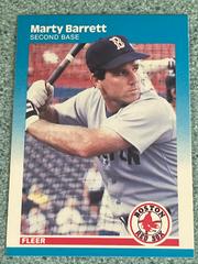 Marty Barrett #27 Baseball Cards 1987 Fleer Prices