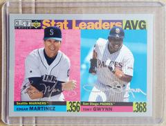 Edgar Martinez, Tony Gwynn [Silver Signature] #2 Baseball Cards 1996 Collector's Choice Prices