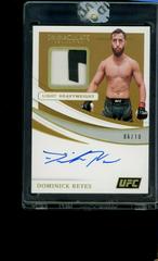 Dominick Reyes [Gold] Ufc Cards 2021 Panini Immaculate UFC Memorabilia Autographs Prices