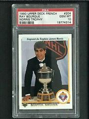Ray Bourque [Norris Trophy] #204 Hockey Cards 1990 Upper Deck French Prices