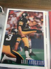 Gary Anderson Football Cards 1993 Bowman Prices