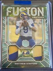 Matthew Stafford [Blue] Football Cards 2022 Panini Elements Fusion Swatches Prices