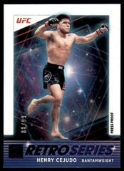 Henry Cejudo [Press Proof Purple] #8 Ufc Cards 2022 Panini Donruss UFC Retro Series Prices