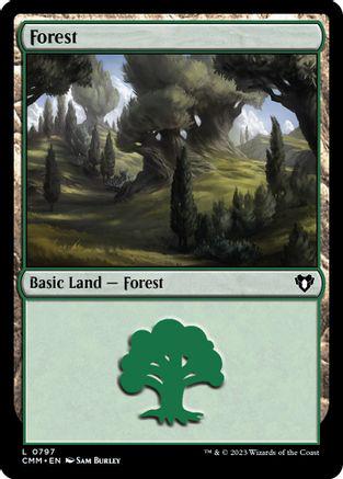 Forest #797 Magic Commander Masters