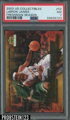 LeBron James #52 Basketball Cards 2003 UD Collectibles Freshman Season Prices