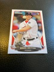 Drake Britton #16 Baseball Cards 2013 Bowman Prices