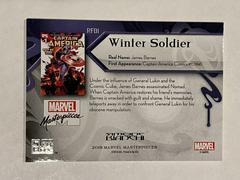 Back Of Card | Winter Soldier Marvel 2018 Masterpieces E-Pack Achievement