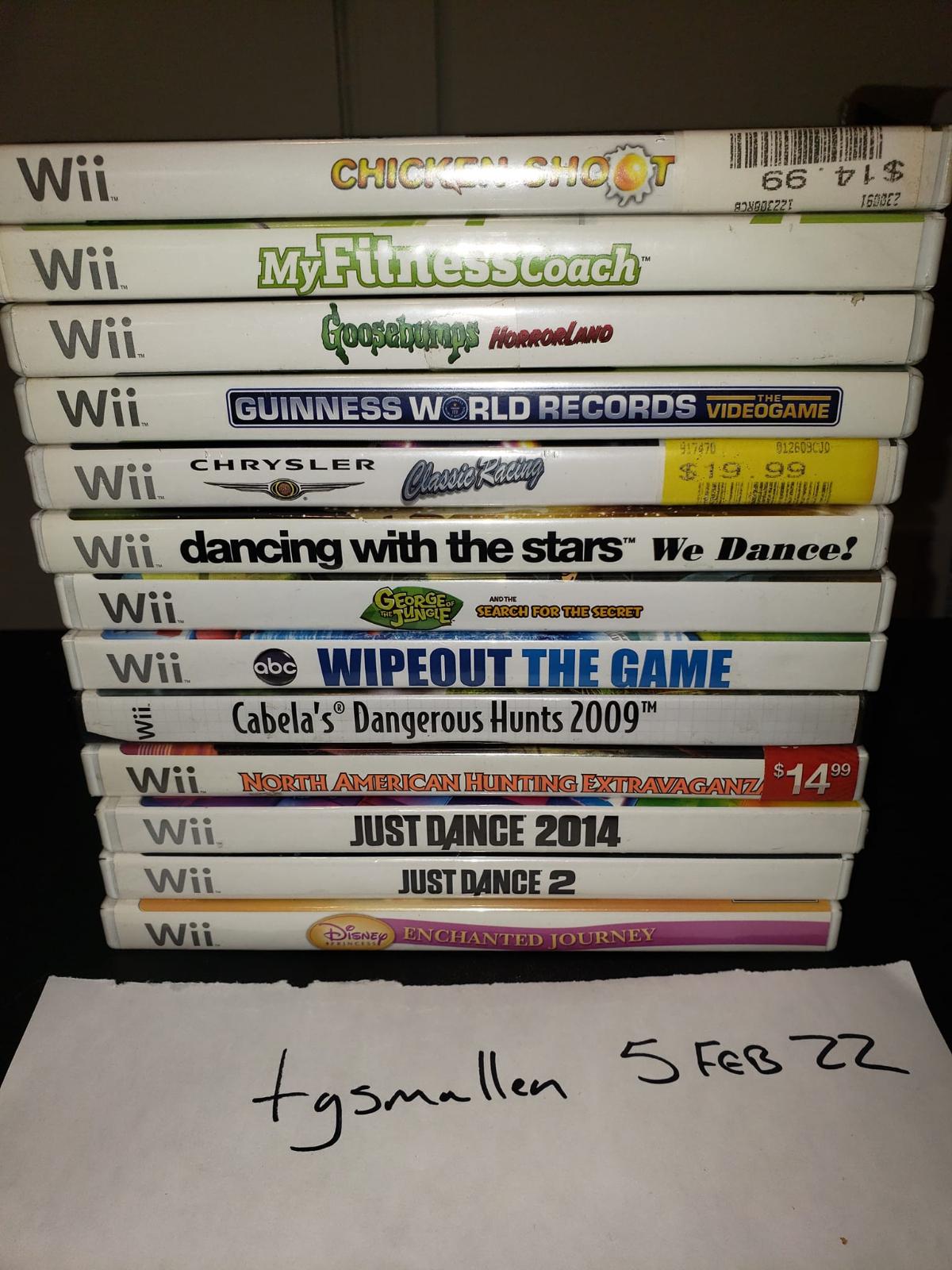 Wii Game Lot Item, Box, and Manual Wholesale