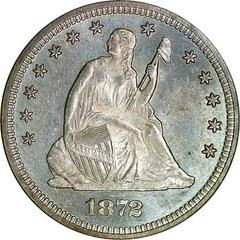 1872 [PROOF] Coins Seated Liberty Quarter Prices