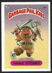 Savage STUART #33b Garbage Pail Kids 1985 Mini Prices