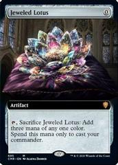 Jeweled Lotus [Extended Art Foil] Magic Commander Legends Prices