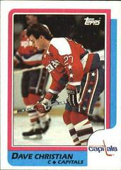 Dave Christian #21 Hockey Cards 1986 Topps Prices