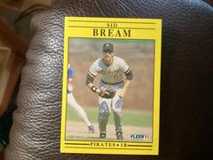 Sidney Bream #35 Baseball Cards 1991 Fleer Prices