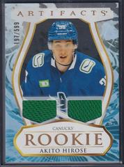 Akito Hirose #181 Hockey Cards 2023 Upper Deck Artifacts Prices