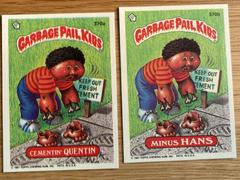 Cementin' QUENTIN #370a 1987 Garbage Pail Kids Prices