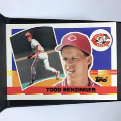 Todd Benzinger Baseball Cards 1990 Topps Big Baseball Prices
