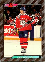 Chris Chelios [Foil] Hockey Cards 1992 Bowman Prices