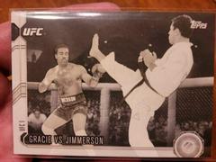 Gracie vs Jimmerson [Black and White] Ufc Cards 2015 Topps UFC Chronicles Prices