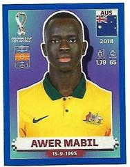 Awer Mabil [Blue Border] Soccer Cards 2022 Panini World Cup Qatar Stickers Prices