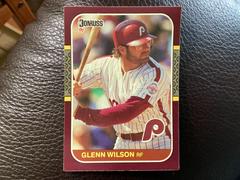 Glenn Wilson #158 Baseball Cards 1987 Donruss Opening Day Prices