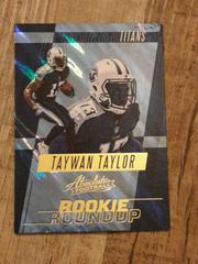 Taywan Taylor #37 Football Cards 2017 Panini Absolute Rookie Roundup Prices
