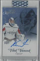Vitek Vanecek Hockey Cards 2020 Upper Deck Clear Cut NHL Memoirs Autographs Prices