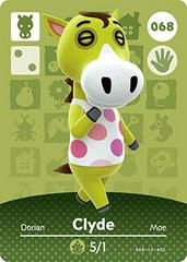Clyde #068 [Animal Crossing Series 1] Amiibo Cards Prices