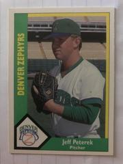 Jeff Peterek #1 Baseball Cards 1990 CMC Denver Zephyrs Prices
