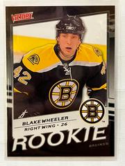 Blake Wheeler [Black] #347 Hockey Cards 2008 Upper Deck Victory Prices