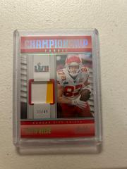 Travis Kelce [Holo Silver] #CF-2 Football Cards 2023 Panini Absolute Championship Fabric Prices