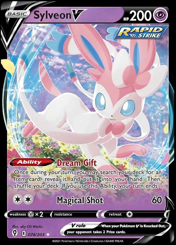 Sylveon V #74 Prices | Pokemon Evolving Skies | Pokemon Cards