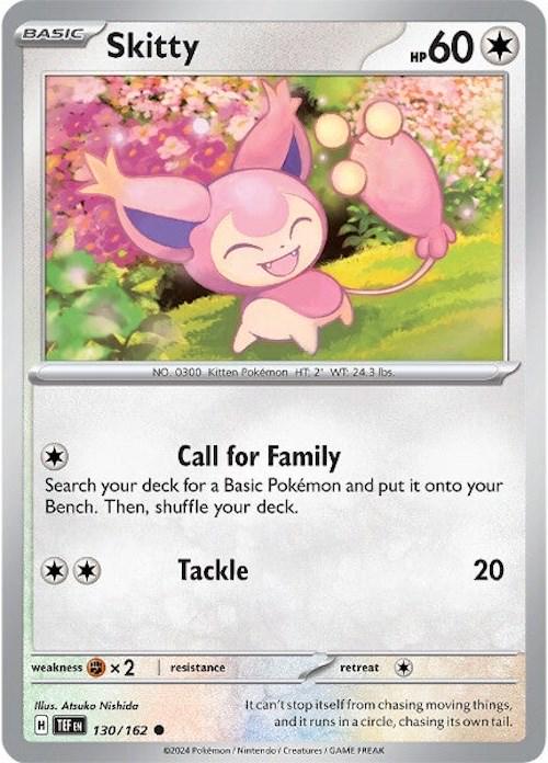 Skitty #130 Pokemon Temporal Forces